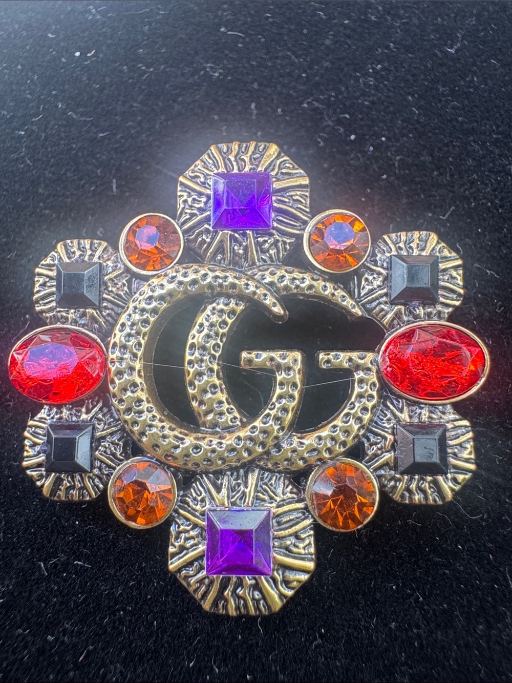 Brooch Crystal Accents